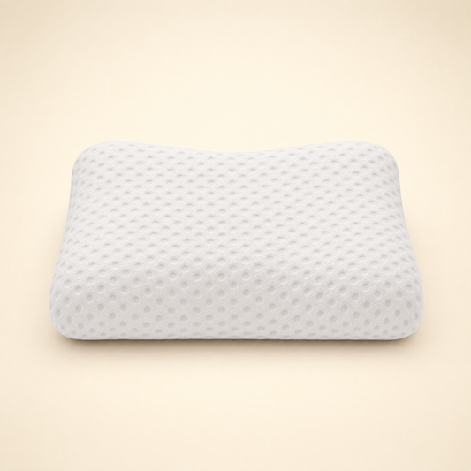 Contour Memory Foam Pillow — Neck & Shoulder Support