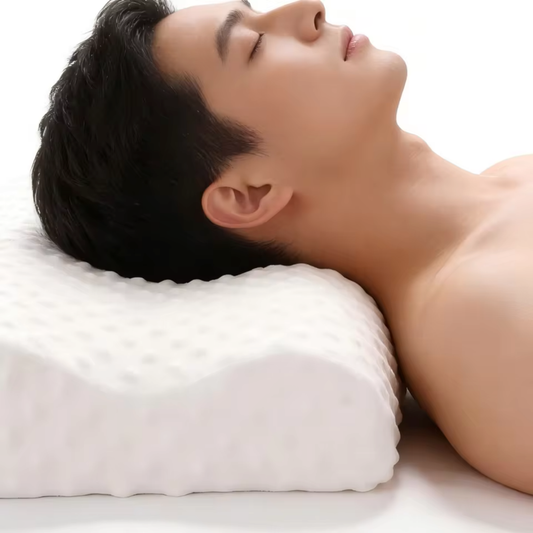 Contour Memory Foam Pillow — Neck & Shoulder Support